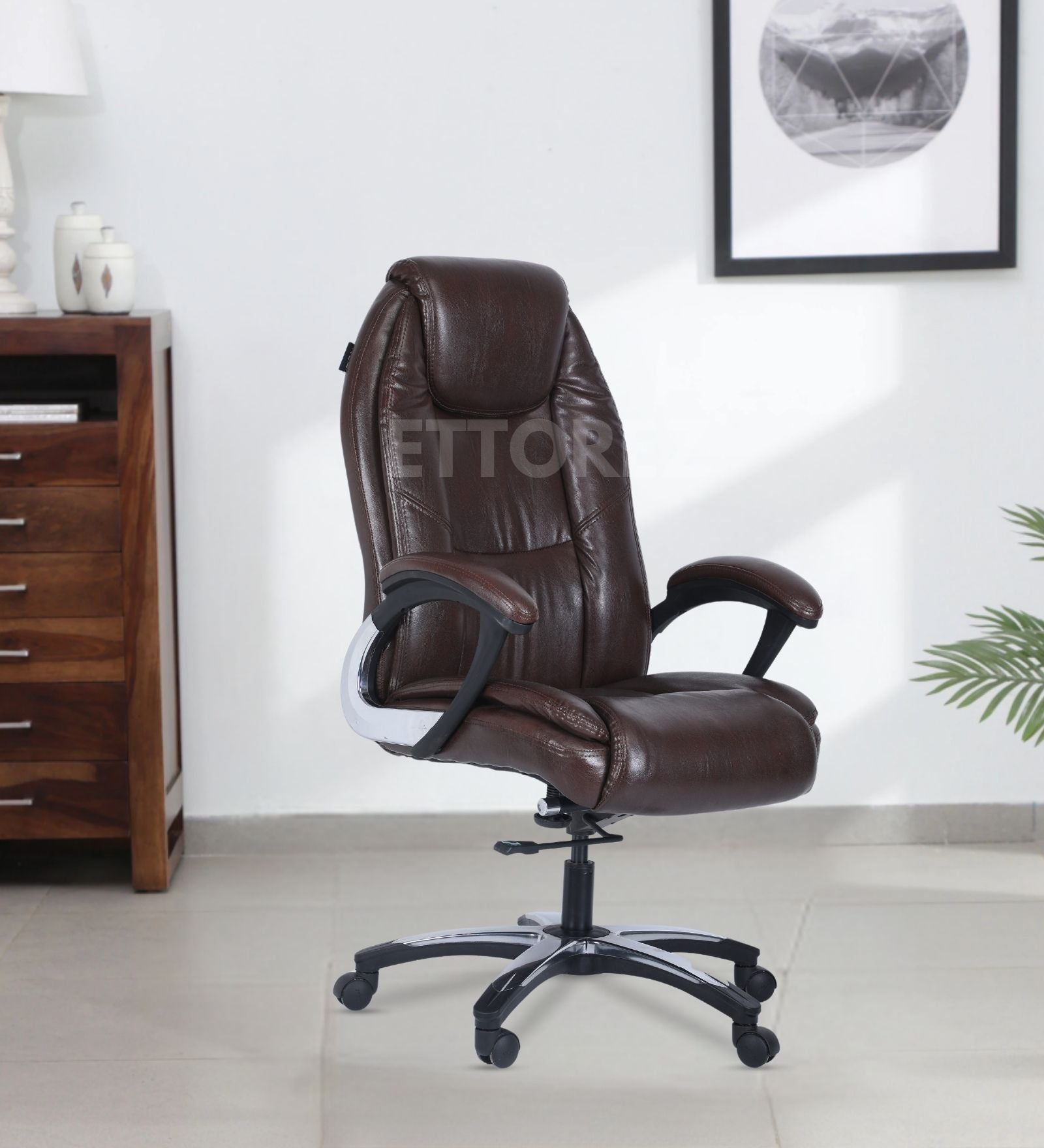 Ettorez AMBER High Back Leatherette Office Chair