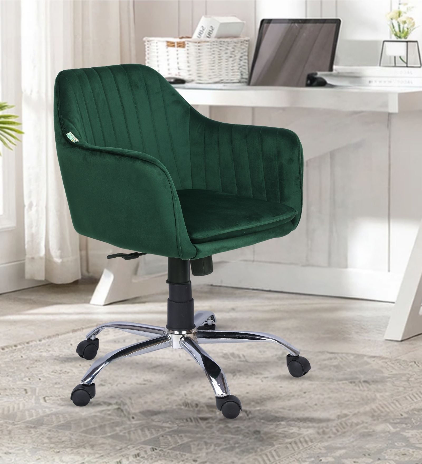 Ettorez Glory Emerald Modern/Unique Bedroom Office Chair