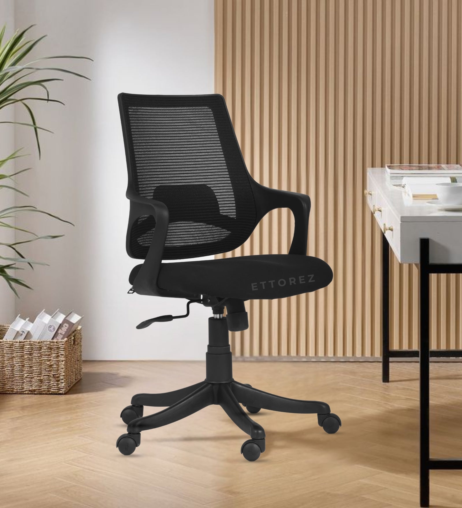 Mid Back Godrej Versa Chair Neo Office Chair Ettorez Neo Black Mid