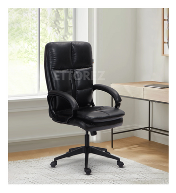 Ettorez JAVA BLACK High Back Leatherette Office Chair