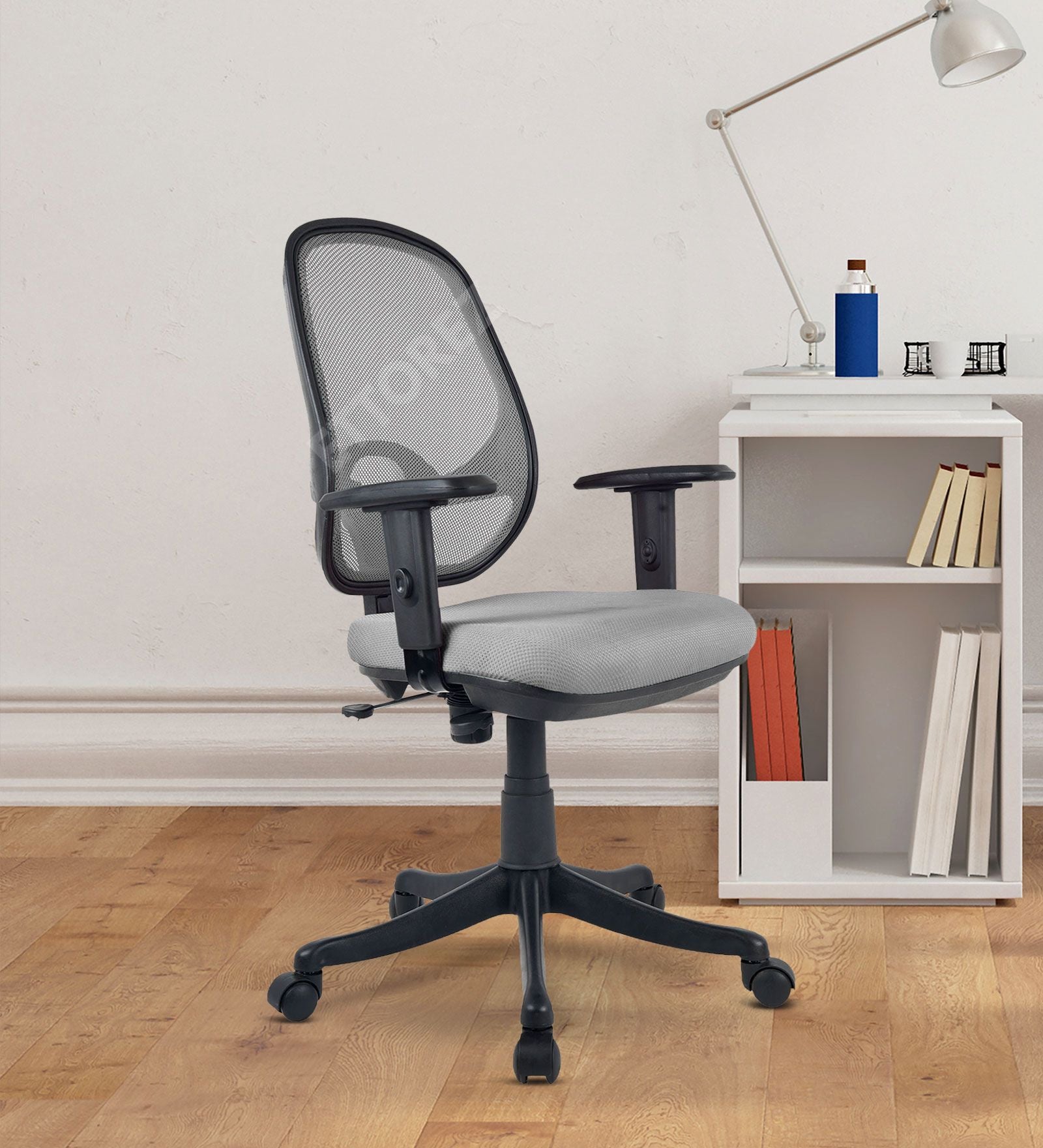 Ettorez BEN-07 Mid Back Mesh Ergonomic Grey Office Chair