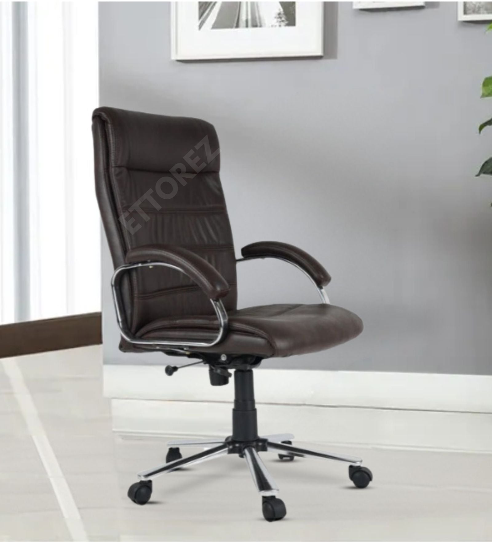 Ettorez A-ONE HB SERIES Executive Leatherette Office Chair