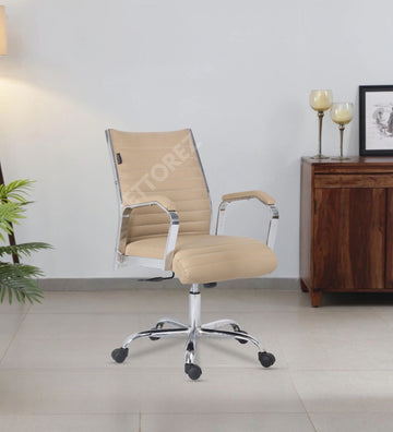 Ettorez  GLOBAL lB Stylish Sleek Leatherette Office Chair