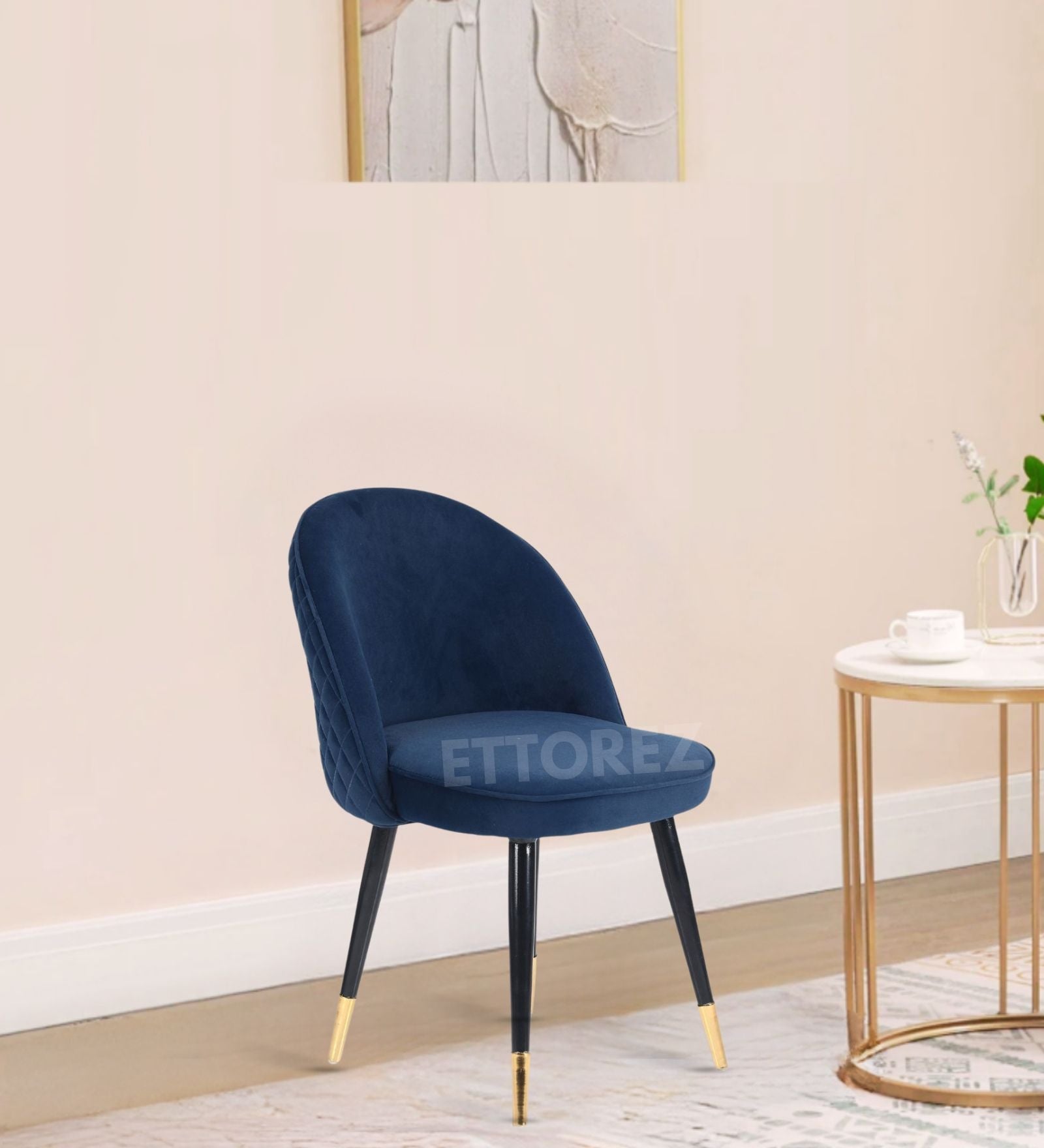 Ettorez IRIS- SAPPHIRE BLUE Lifestyle Accent Chair