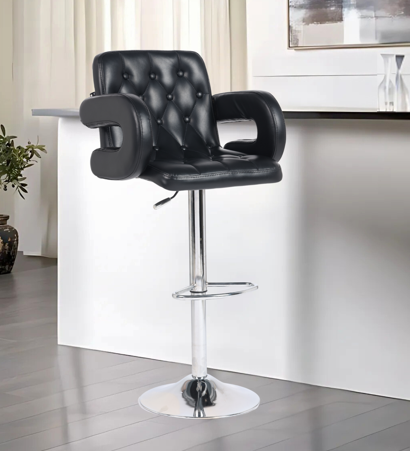 Ettorez Vibe Solid Steel Bar and counter stool