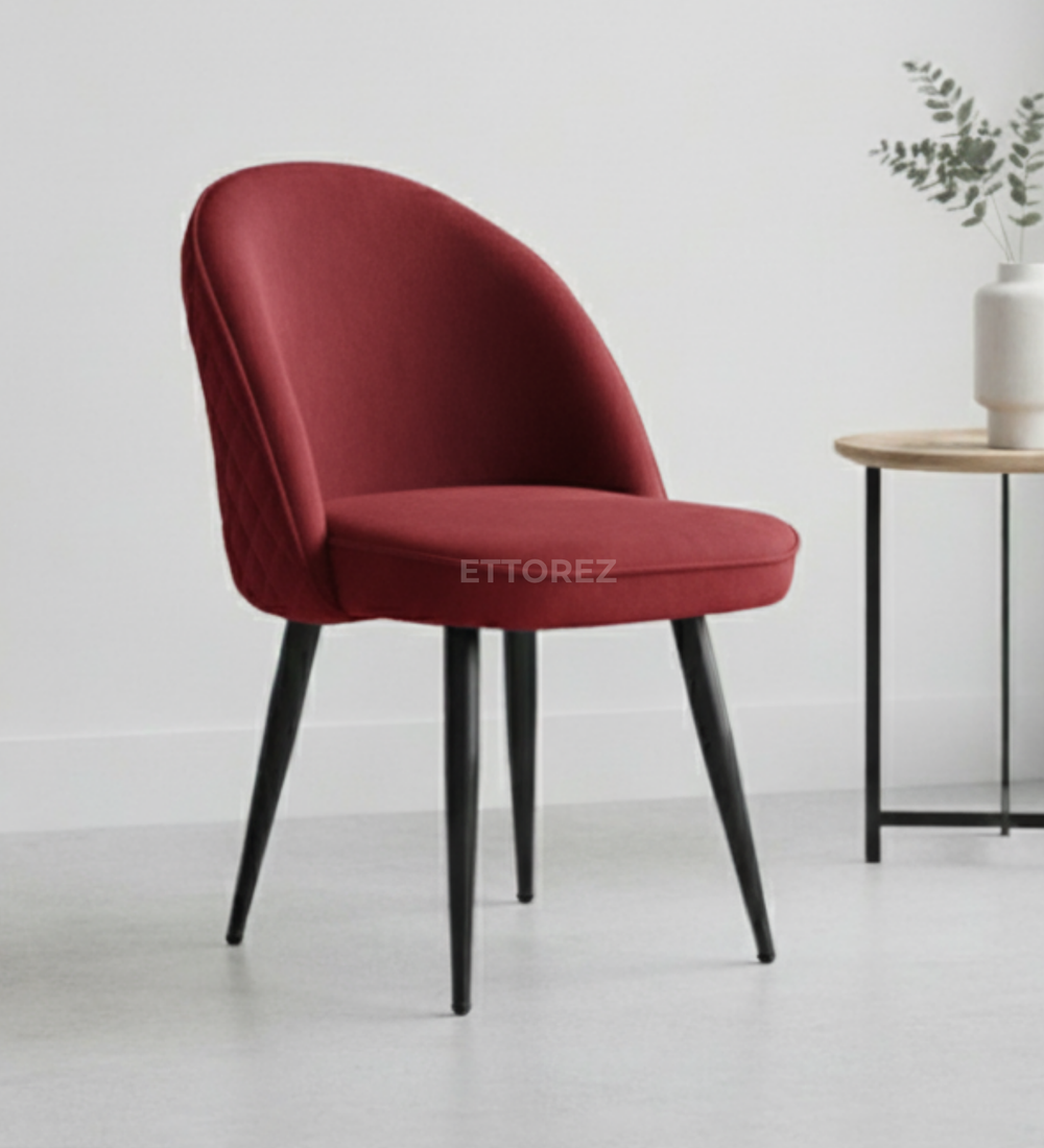Ettorez IRIS-RUBY RED Lifestyle Accent Chair