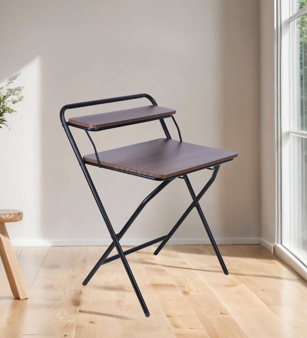 Oxford Multi-Purpose Folding Wood Portable Table-Teak