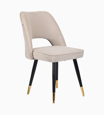 Ettorez Daisy- Beige Modish Accent Chair