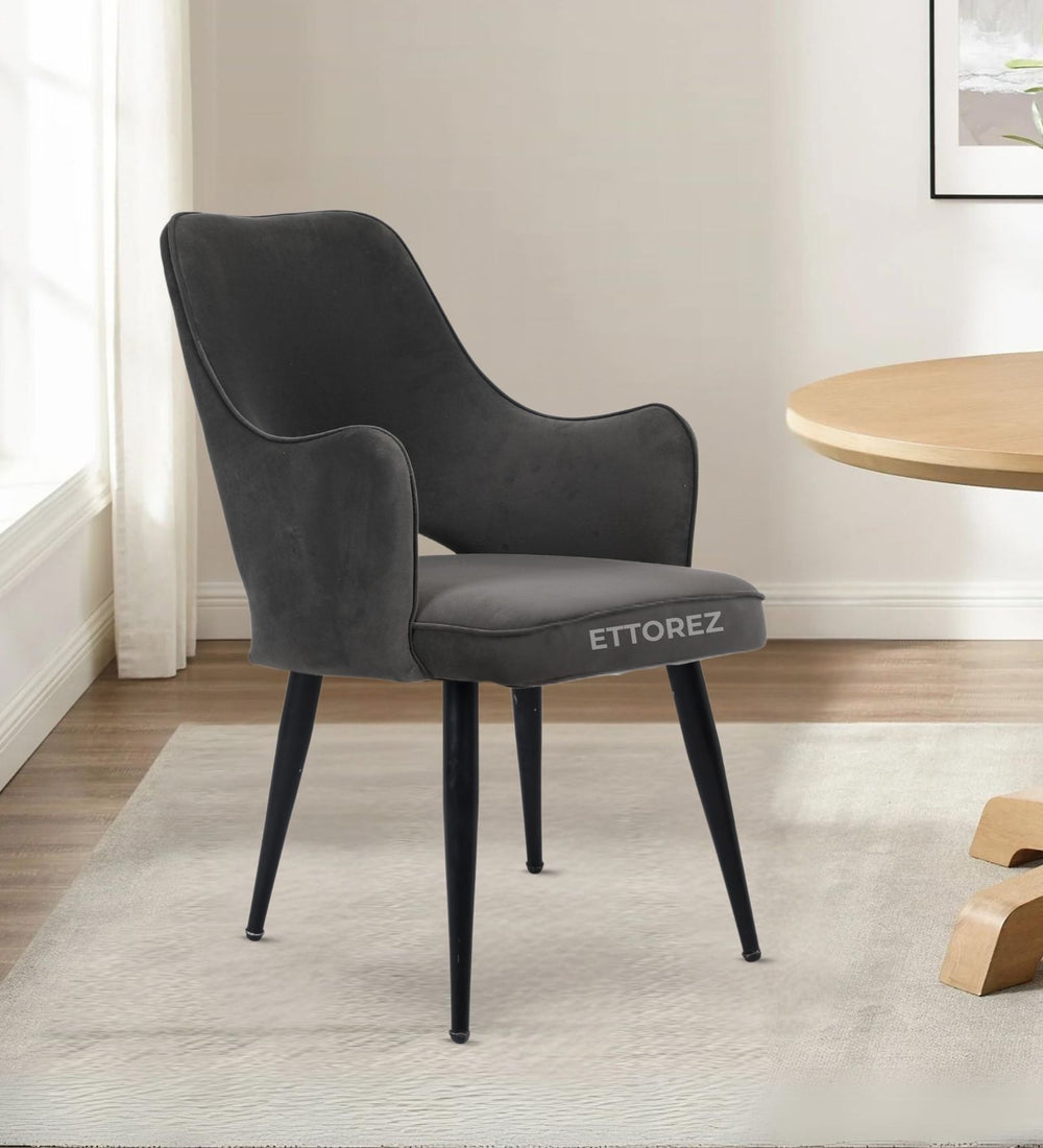 Ettorez ELEGANCE-GREY Modern/Unique Bedroom Accent Chair