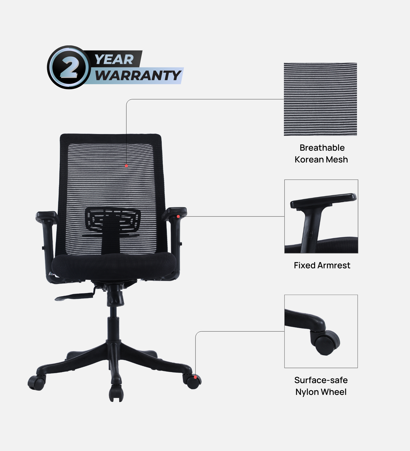 Featherlite chairs for back pain sales