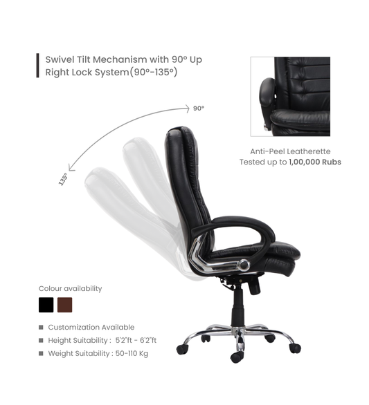 Ettorez VANITY Premium Leatherette Chair