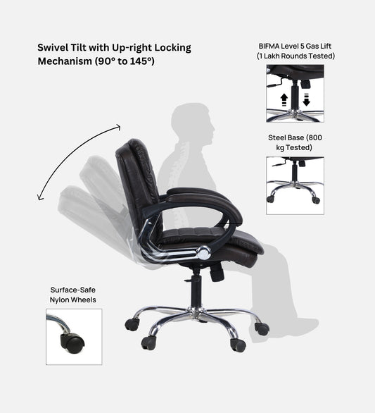 Ettorez VANITY Mini Premium Leatherette Chair