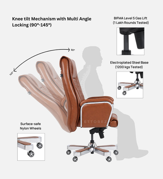 Ettorez MONARCH Ultra Premium High Back Boss Chair