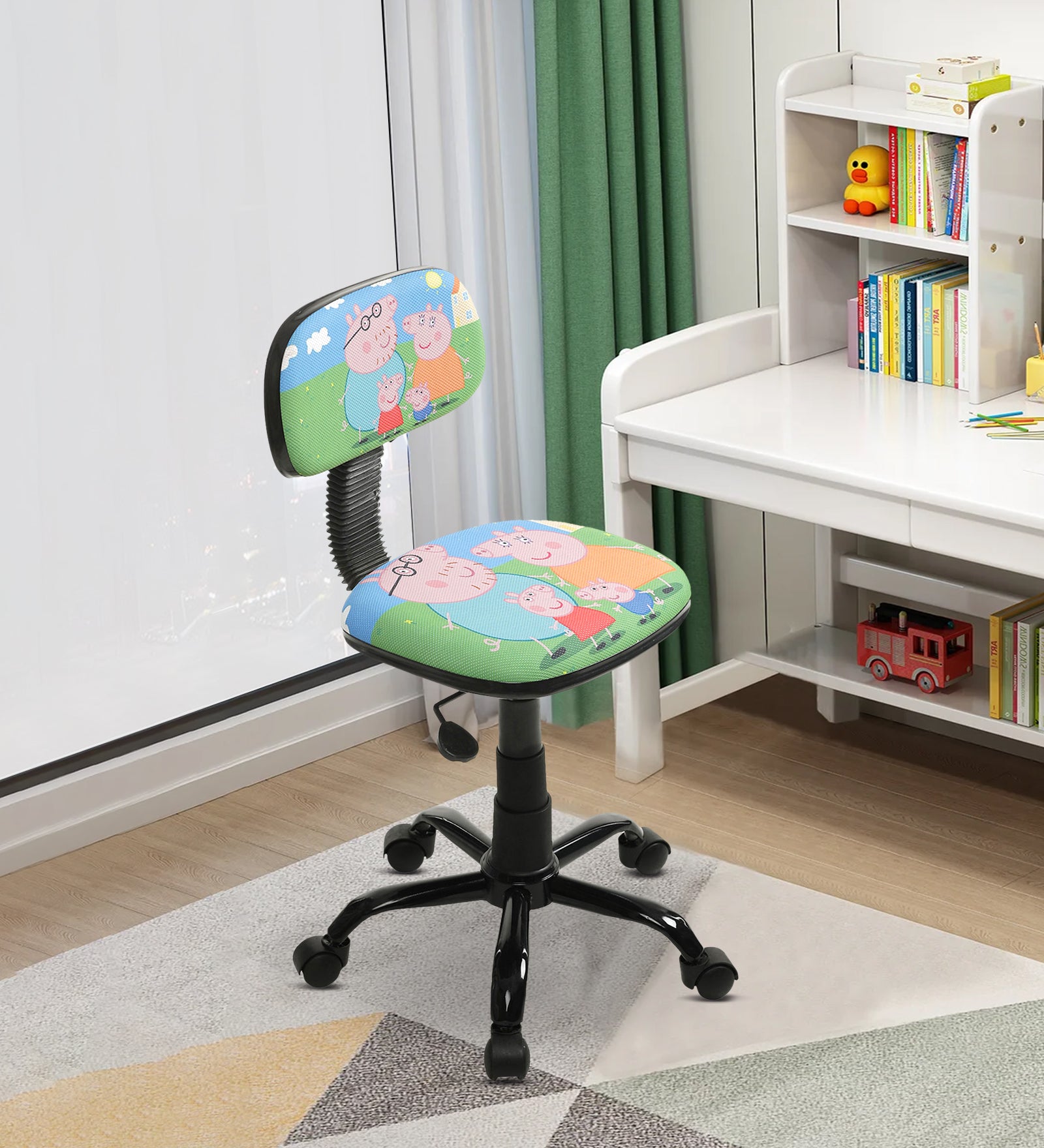 Ettorez Kids POSITIVE PEPPA PIG  Height Adjustable Study/Desk Chair
