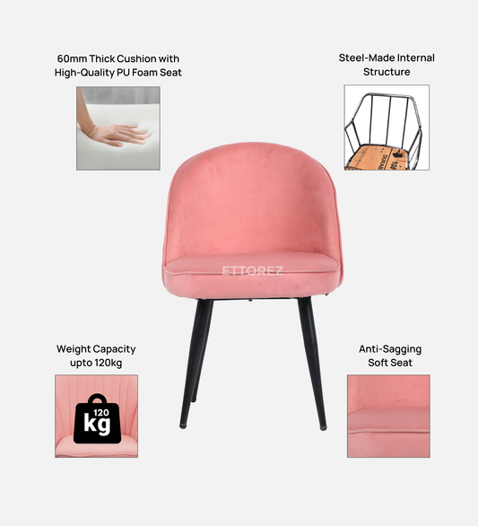 Ettorez IRIS- CORAL Lifestyle Accent Chair