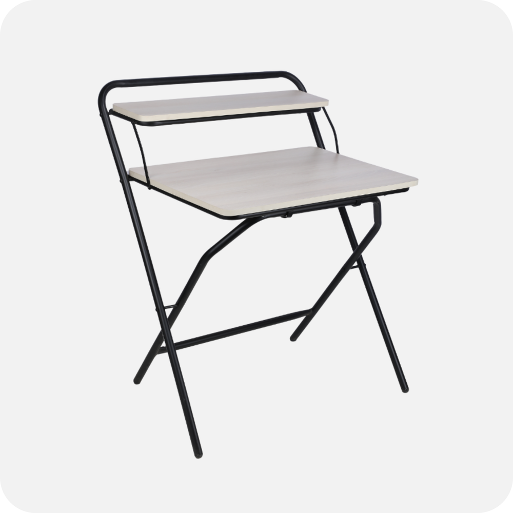 Oxford Multi-Purpose Folding Wood Portable Table-White