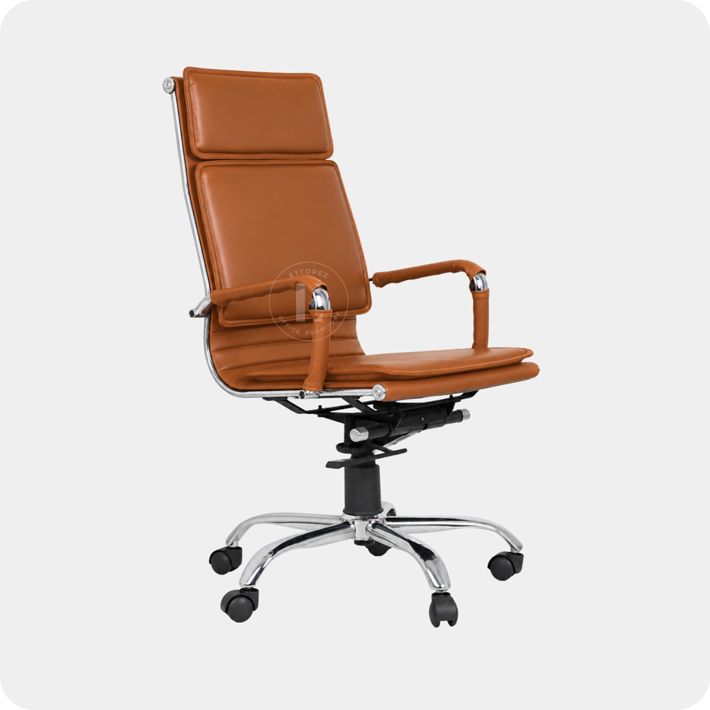 Ettorez Noble Modern Sleek Leatherette Office Chair