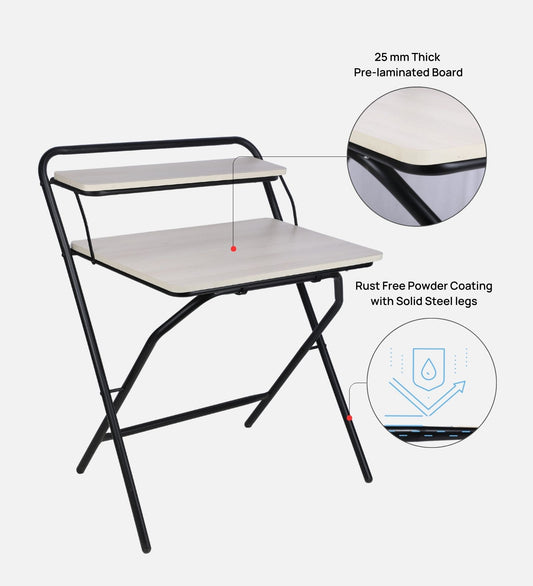 Oxford Multi-Purpose Folding Wood Portable Table-White