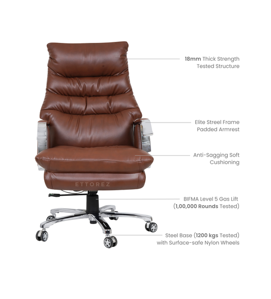 Ettorez FORTUNA Premium Leatherette Chair