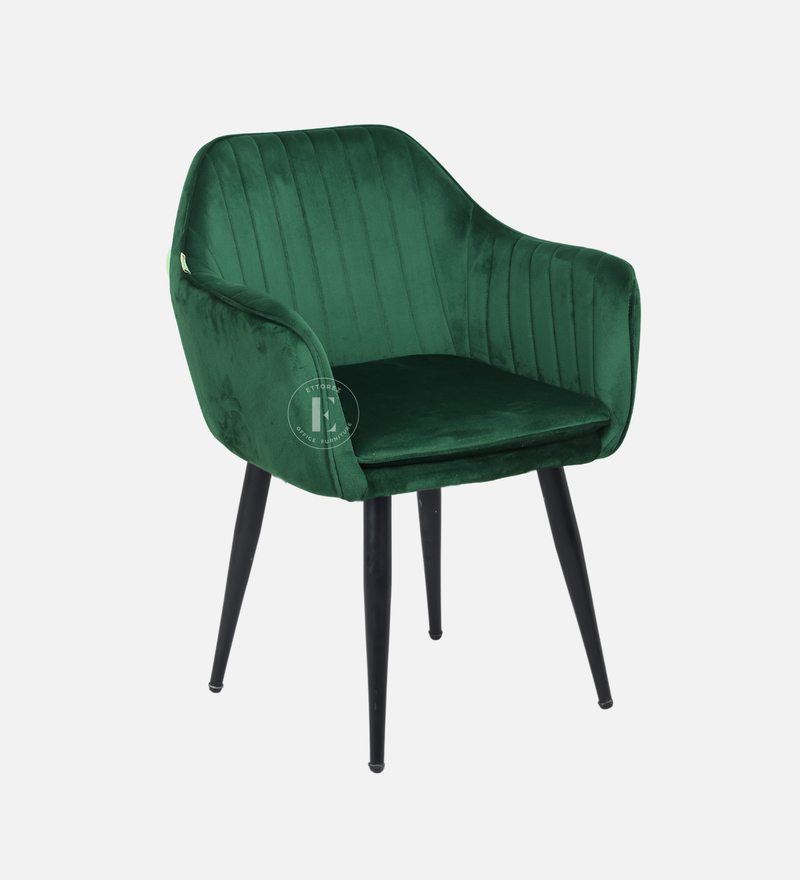 Ettorez LOTUS- Emerald Green Modern/Unique Bedroom Accent Chair