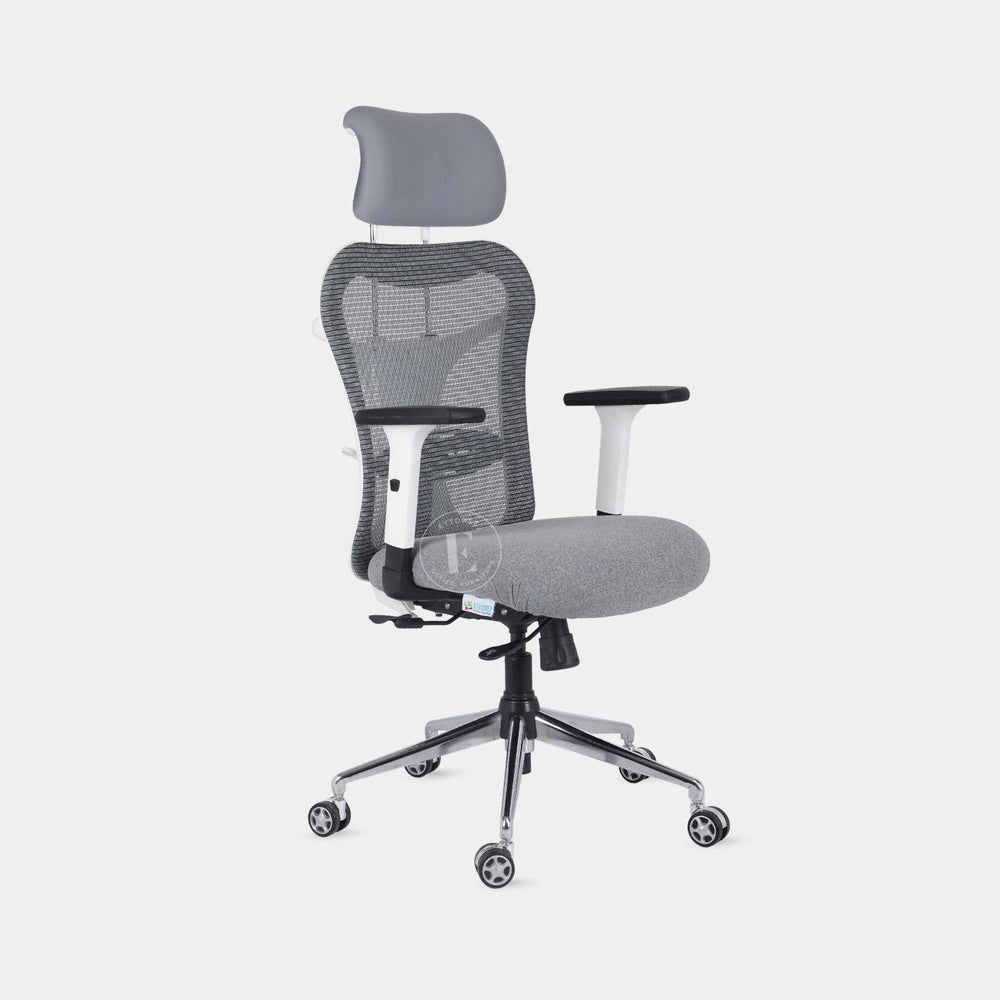 Ettorez OPTIMA White High Back Ergonomic Office Chair