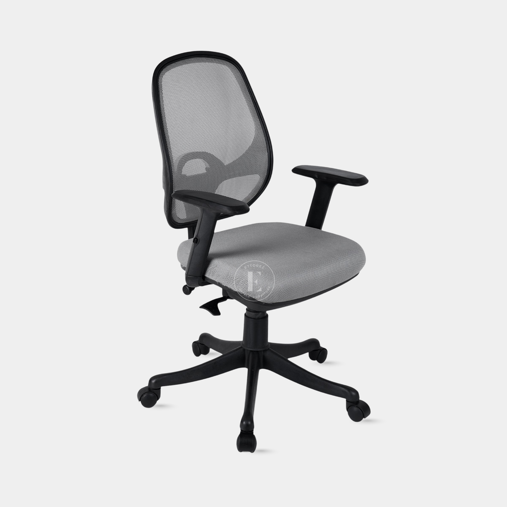 Ettorez BEN-07 Mid Back Mesh Ergonomic Grey Office Chair