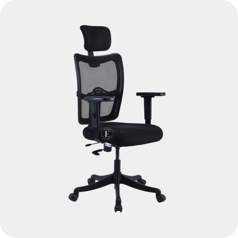 Ettorez CENTURY High Back Mesh Office Chair with Headrest
