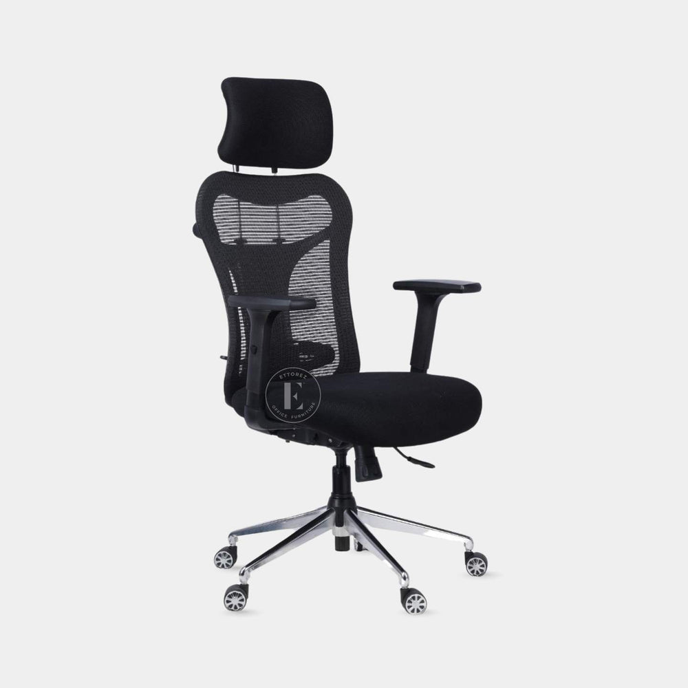 Ettorez OPTIMA Black High Back Ergonomic Office Chair