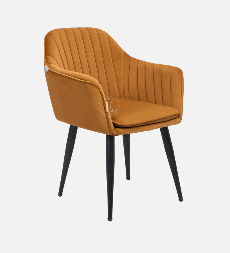 Ettorez LOTUS-GOLDEN/BEIGE Modern/Unique Bedroom Accent Chair