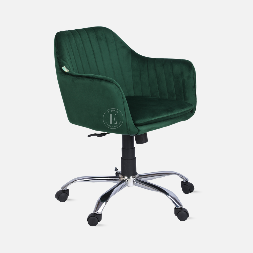 Ettorez Glory Emerald  Modern/Unique Bedroom Office Chair