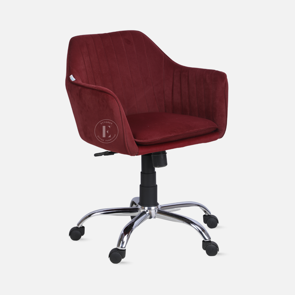 Ettorez Glory  Wine Modern/Unique Bedroom Office Chair