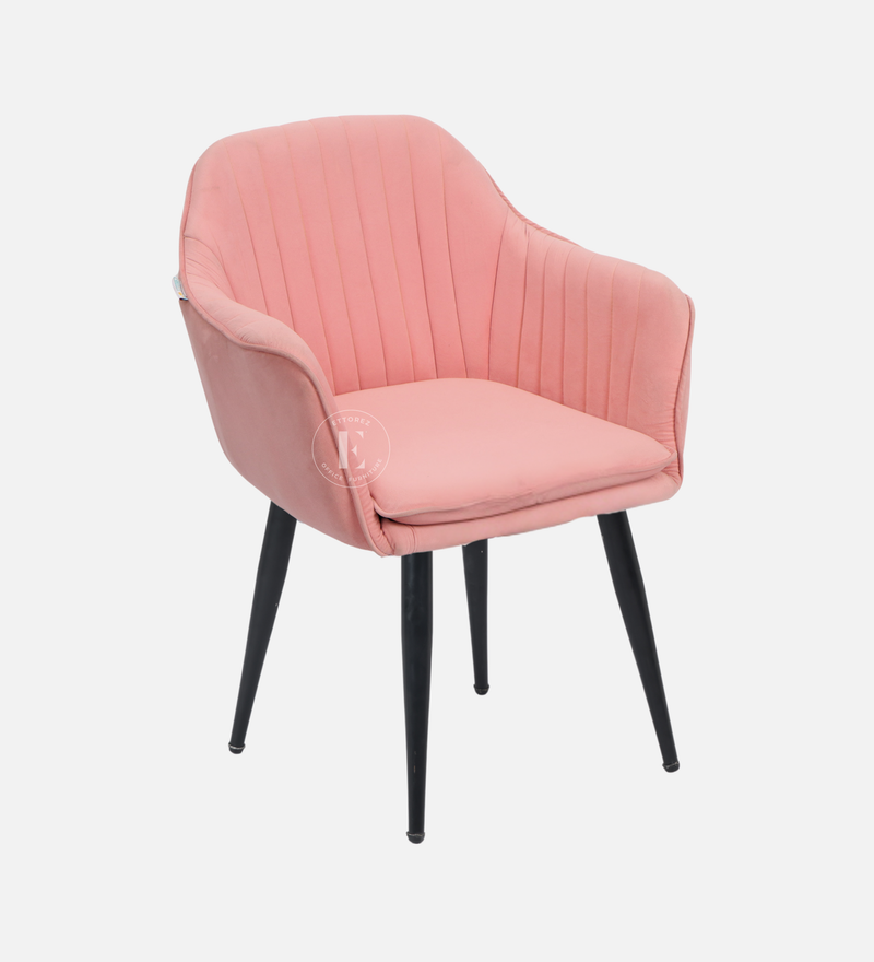 Ettorez LOTUS-SOFT PINK Modern/Unique Bedroom Accent Chair