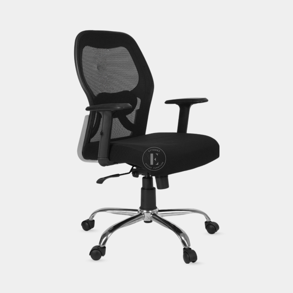 Ettorez MATT NR Mid Back Mesh Office Chair with Lumbar Support