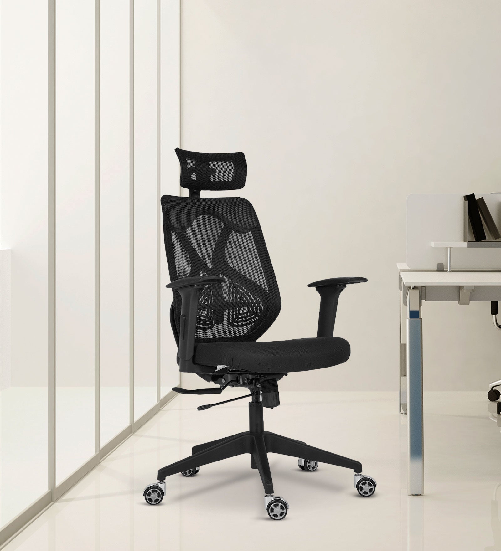 Ettorez BUTTERFLY BLACK High Back Ergonomic Mesh Chair