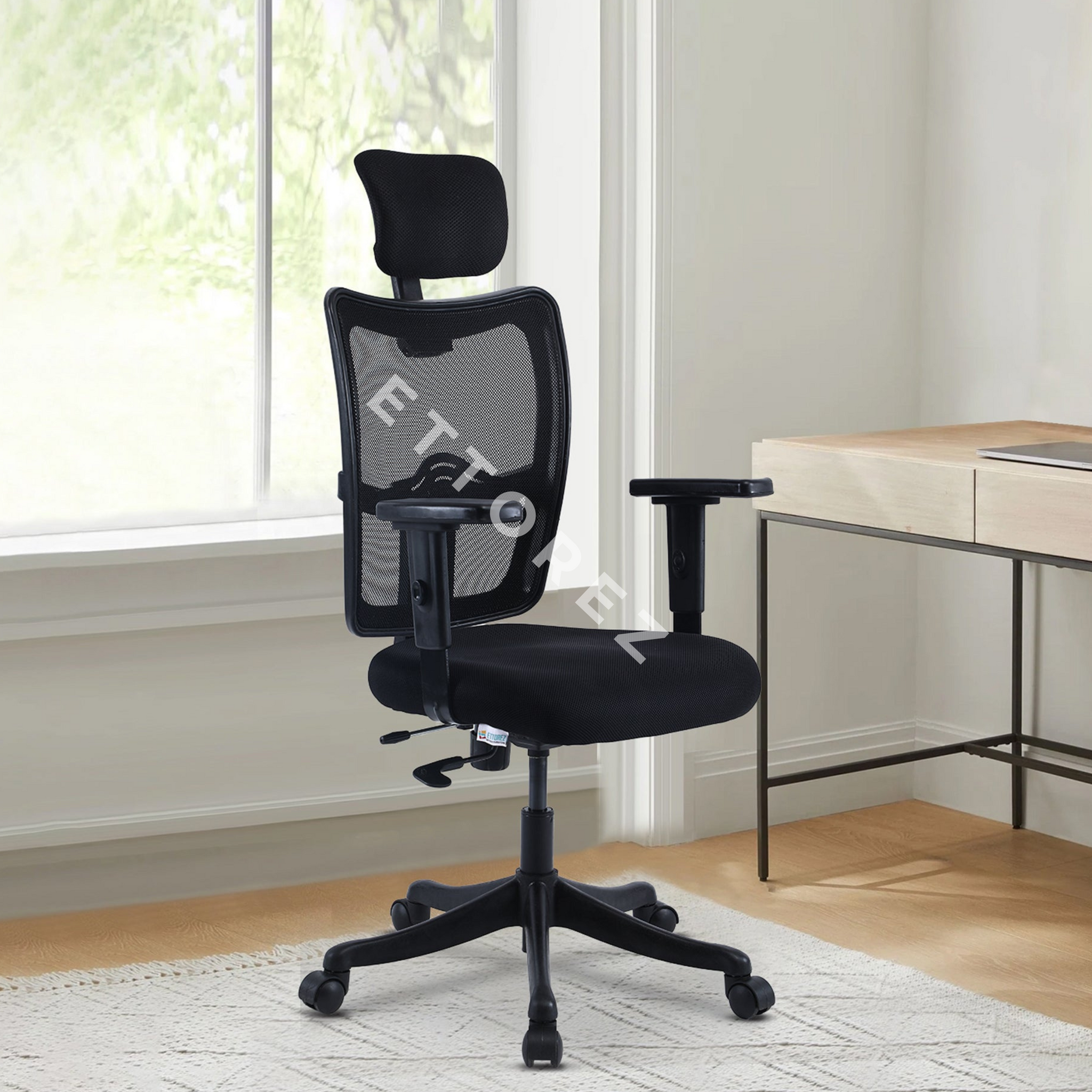 Ettorez CENTURY High Back Mesh Office Chair with Headrest