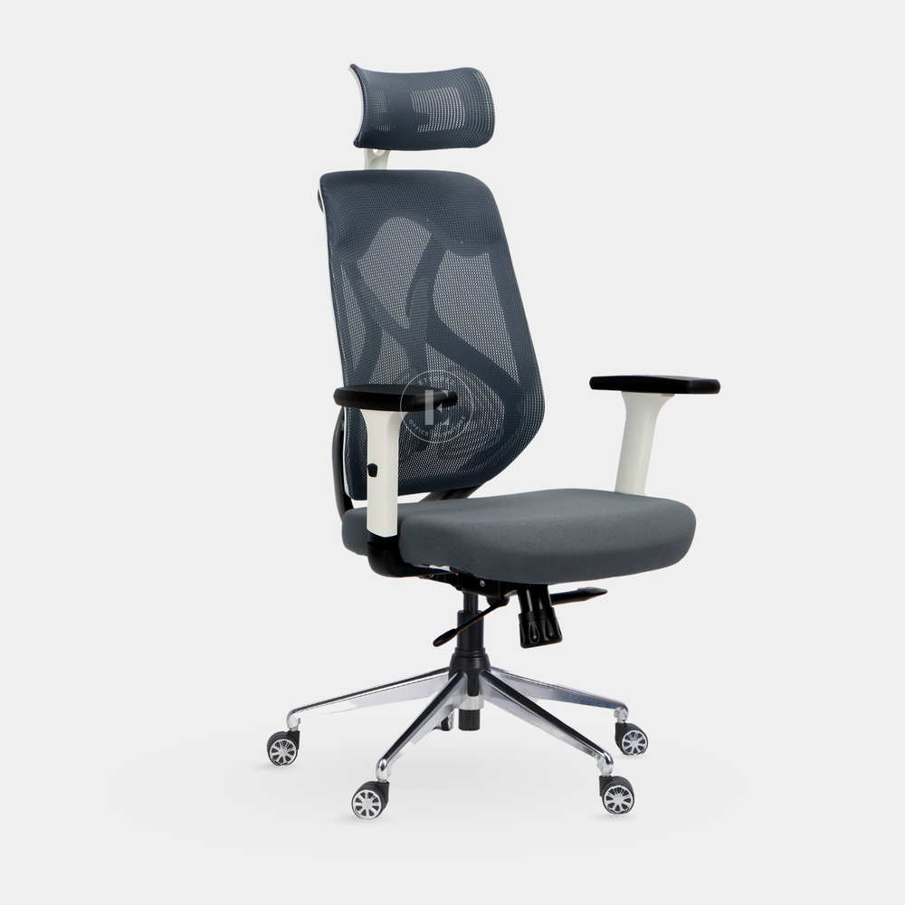 Ettorez BUTTERFLY WHITE High Back Ergonomic Mesh Office Chair
