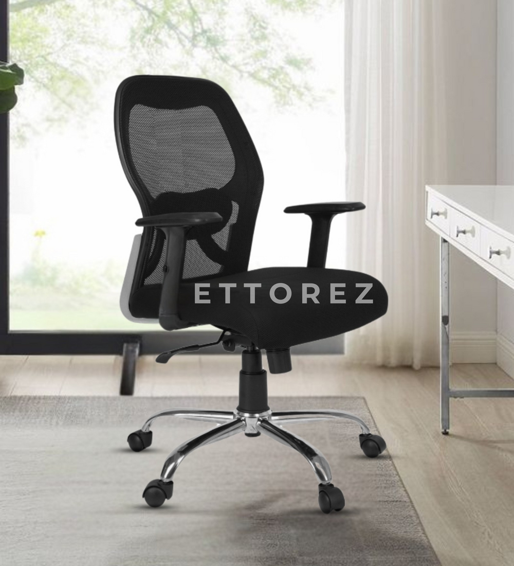 Ettorez MATT NR Mid Back Mesh Office Chair with Lumbar Support