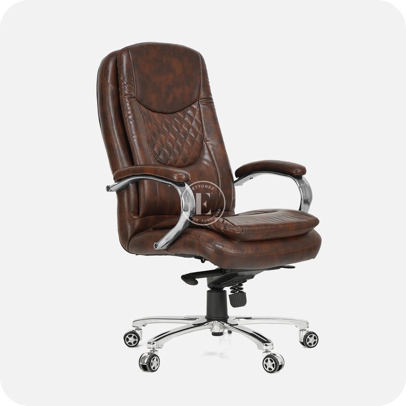 Ettorez Alaska Premium High Back Leatherette Office Chair