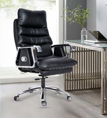 Ettorez FORTUNA High Back Ultra Premium Ergonomic Office Chair- Black