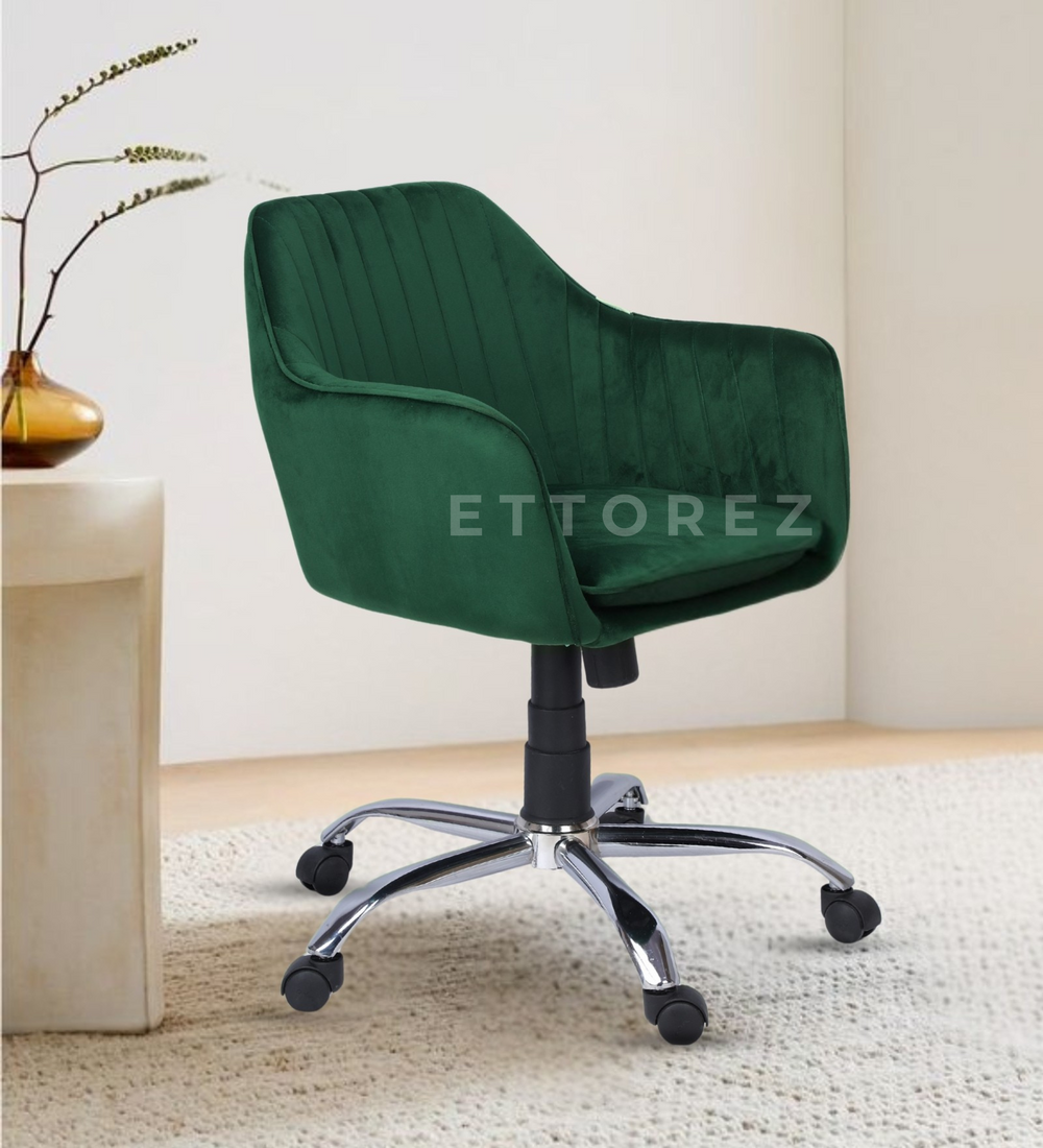 Ettorez Glory Emerald  Modern/Unique Bedroom Office Chair