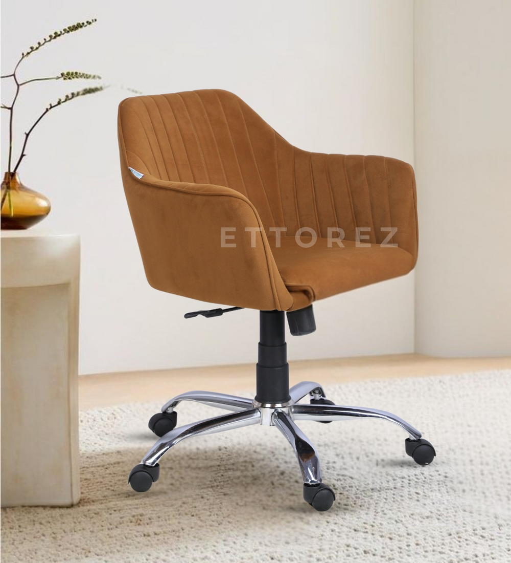 Ettorez Glory Golden Modern/Unique Bedroom Office Chair