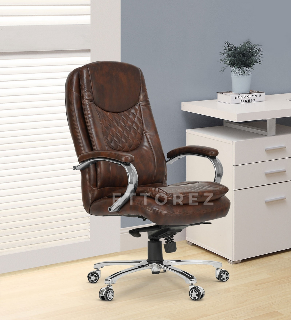 Ettorez Alaska Premium High Back Leatherette Office Chair