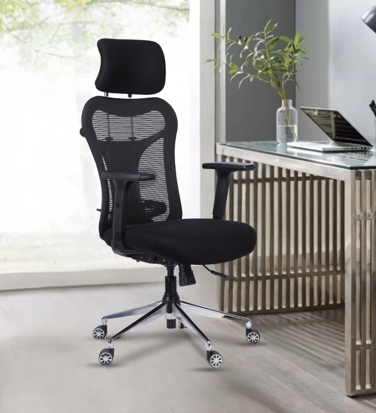 Ettorez MERRY Black High Back Ergonomic Office Chair