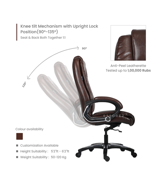Ettorez THAR High Back Leatherette Office Chair