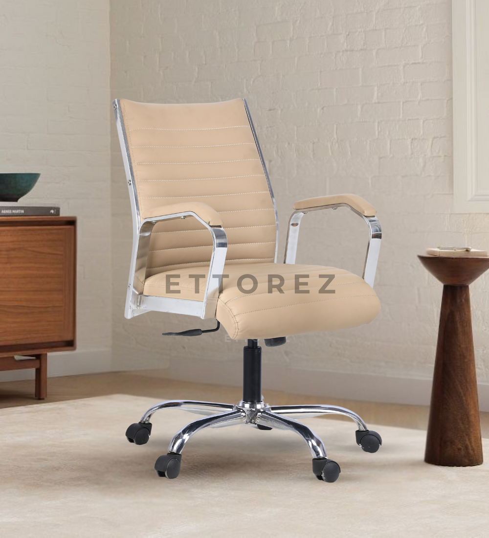 Ettorez  GLOBAL lB Stylish Sleek Leatherette Office Chair
