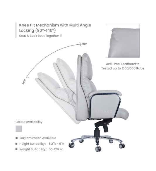 Ettorez POLAR High Back Leatherette Office Chair