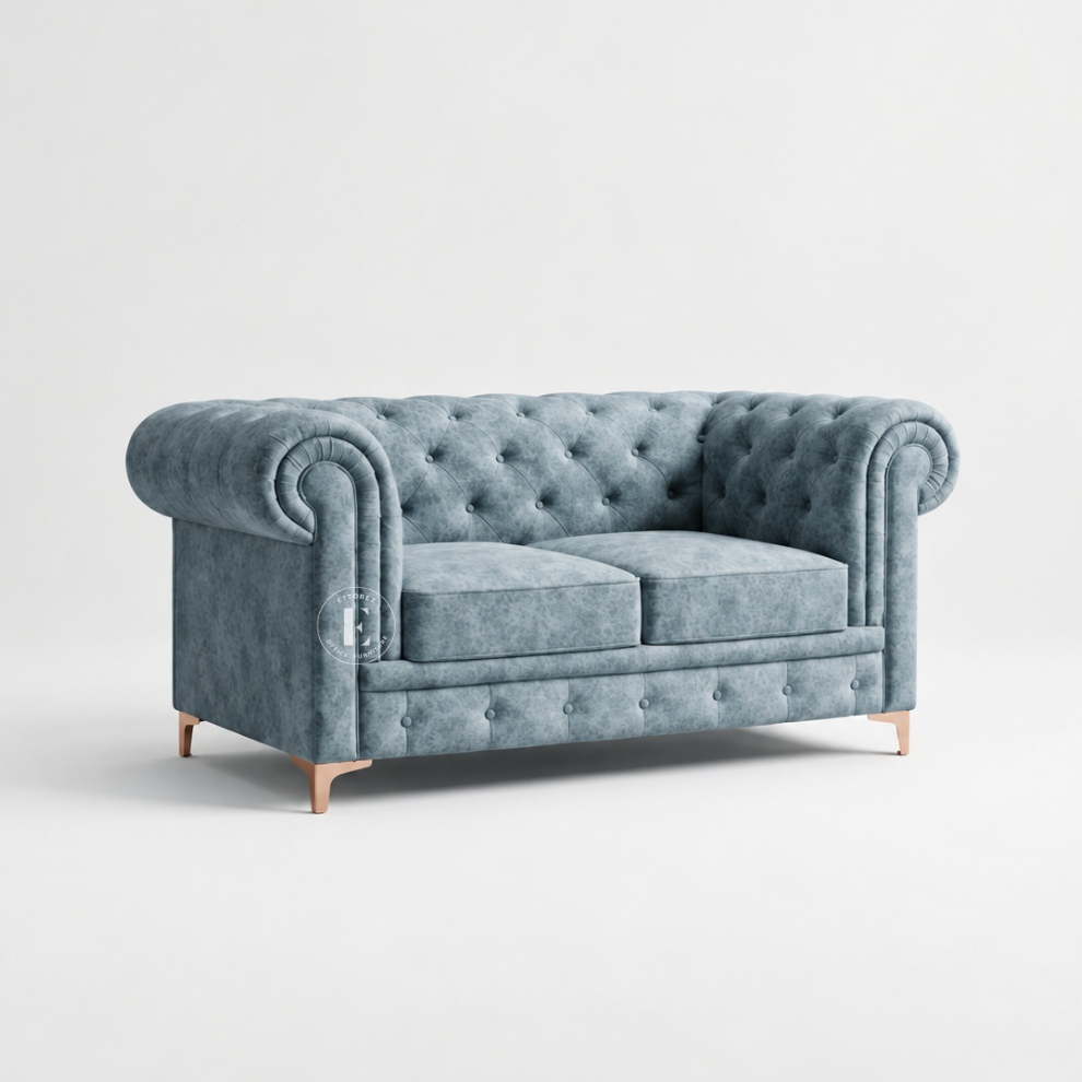 Ettorez CHESTERFIELD Tufted Modern Sofa