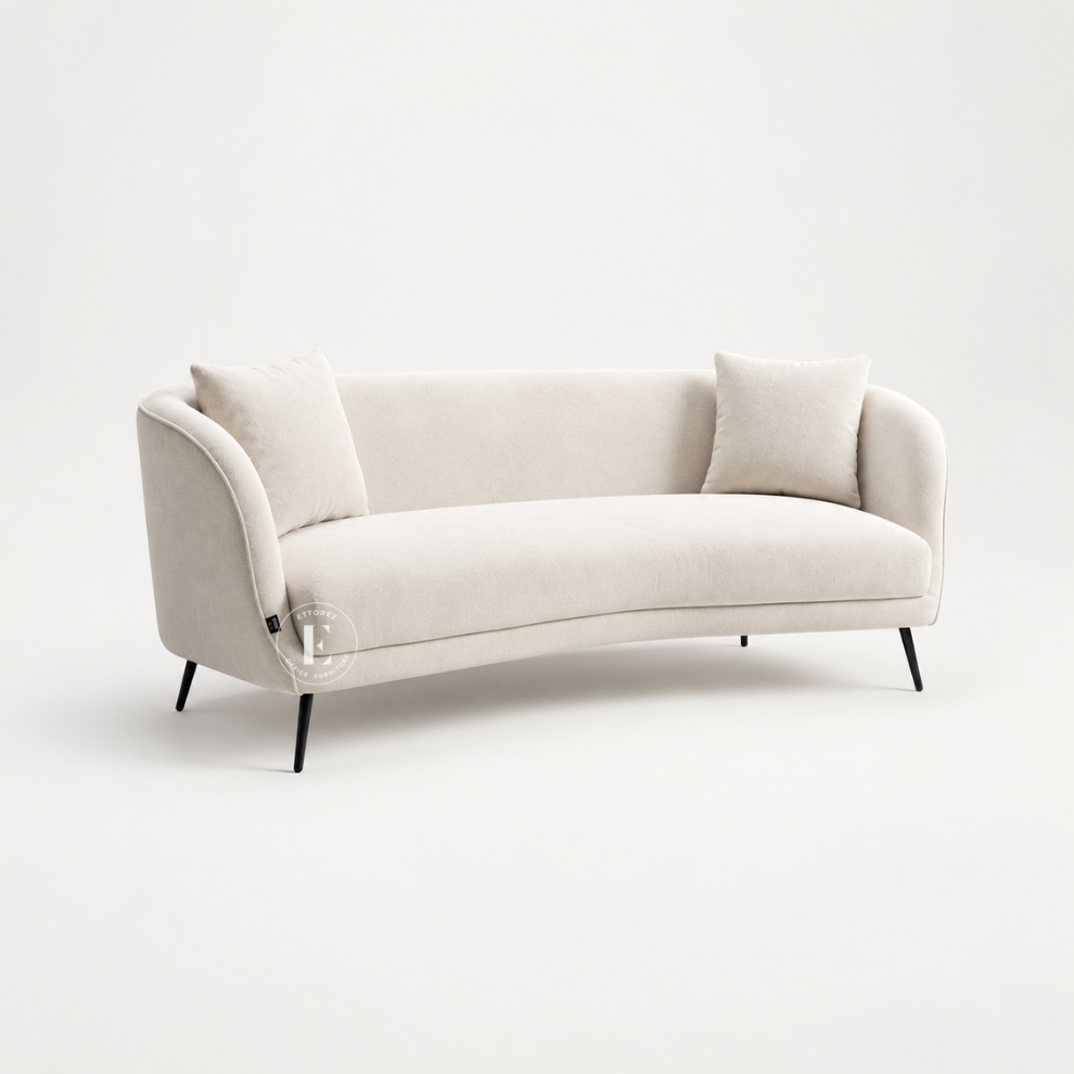 Ettorez SPOKE Curved Modern Sofa