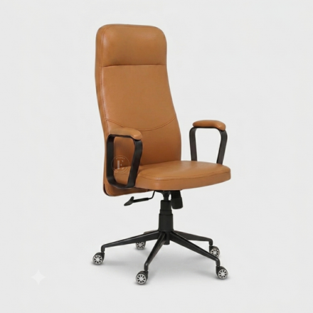 Ettorez LEXUS HB 2.0 Modern Leatherette Office Chair-Tan