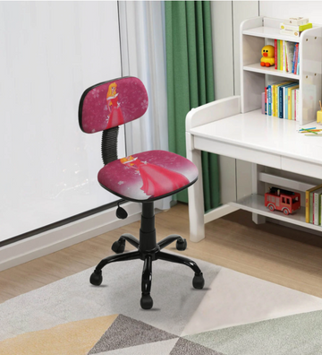 Ettorez Kids PRETTY PRINCESS Height Adjustable Study/Desk Chair